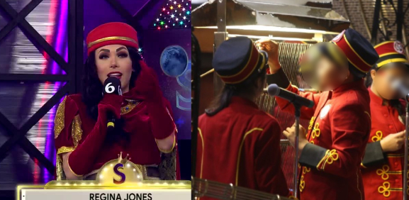 Confunden disfraz de Regina con el de “niño de la lotería”