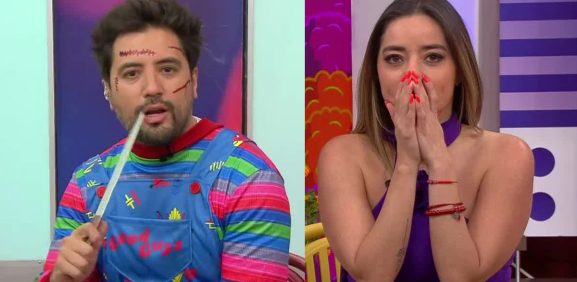Gabo y Violeta en el 'piensa rápido' versión halloween