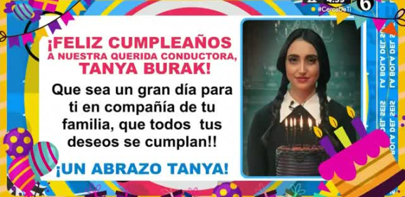 La conductora es sorprendida por sus compañeros de esta manera