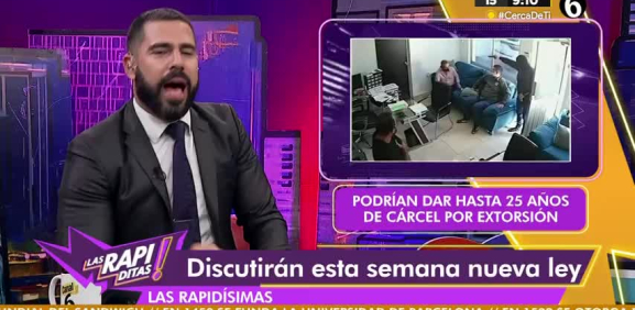 Podrían dar hasta 25 años de cárcel por extorsión