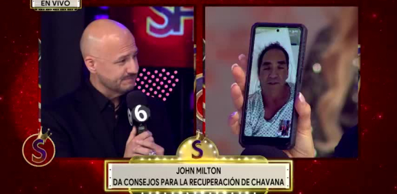 Como buen amigo manda sus mejores vibras al conductor y muestra todo su apoyo