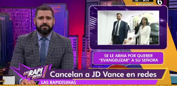 Cancelan a JD Vance en redes