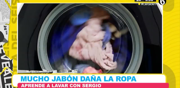 Con bolitas y palitos te explicamos que el usar jabón de más en la lavadora podrá dañar la ropa y al aparato