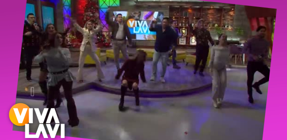 Gina Pastor se cae en vivo