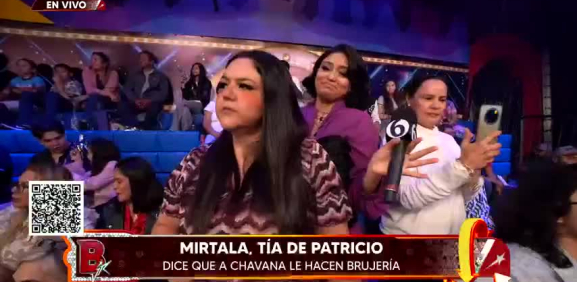 Mirtala la tía de Patricio se molesta de más y así reacciona en el programa