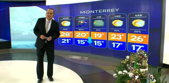 Abimael Salas nos da el pronóstico del tiempo en Monterrey para este lunes 24 de noviembre de 2025.