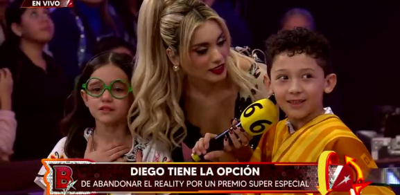 La pareja de Diego entra en crisis al ver la decisión de Diego de dejar el reality por un premio