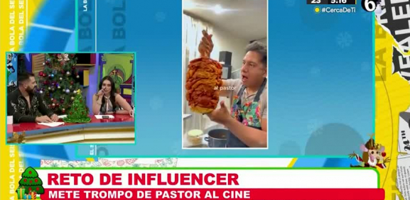 Este video se vuelve viral para ser extremos a la hora de meter comida al cine