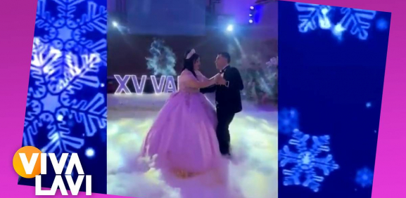 Una gran fiesta para su hija