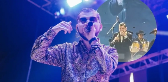 Sergio Sánchez recibe botellazo durante concierto