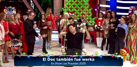 El conductor es víctima de las travesuras del programa