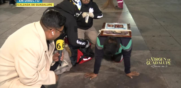 En plena entrevista descubren que pasa con este fiel creyente de la virgen
