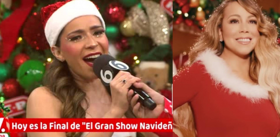 La chica sorprendió con su habilidad para cantar