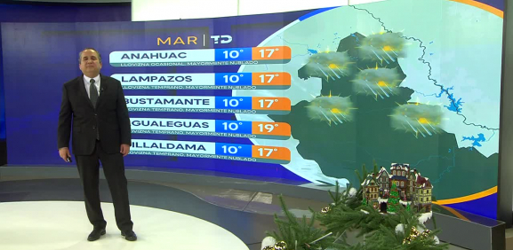 Abimael Salas nos da el pronóstico del tiempo en Monterrey para este martes 16 de diciembre de 2025.
