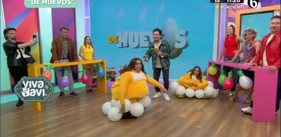 Gaby Quiroga y Yeka Rosales se enfrentan en "De Huevos"