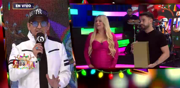 El conductor decide poner la muestra de como apoyar a los compañeros del programa