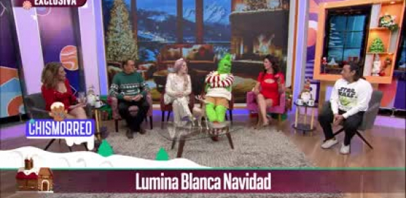 Grinch sorprende al elenco de Chismorreo con peculíares regalos
