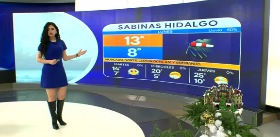 Natalia Sánchez nos da el pronóstico del tiempo en Monterrey para este lunes 29 de diciembre de 2025.