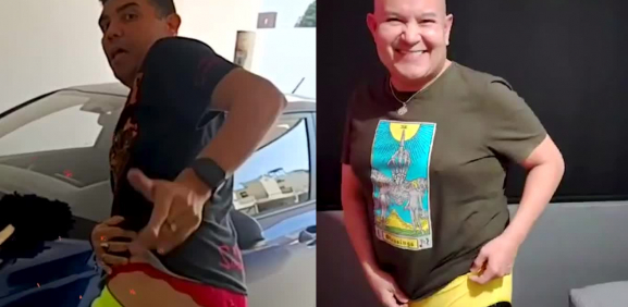 Ángel Castro y Miguel Díaz hacen rituales de año nuevo