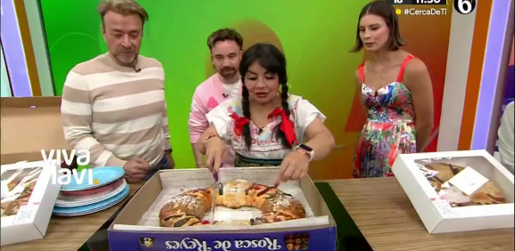 Elenco de 'Vivalavi Mx' parte la rosca de reyes