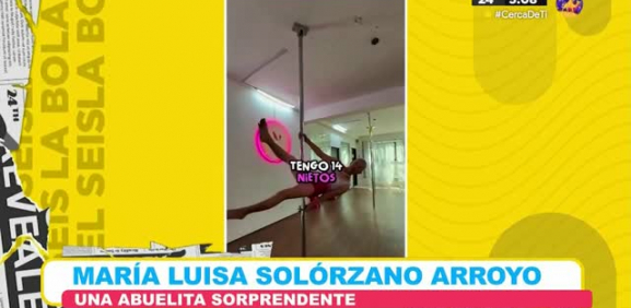 Esta señora sorprendió al confesar su edad y la excelente condición para este arte