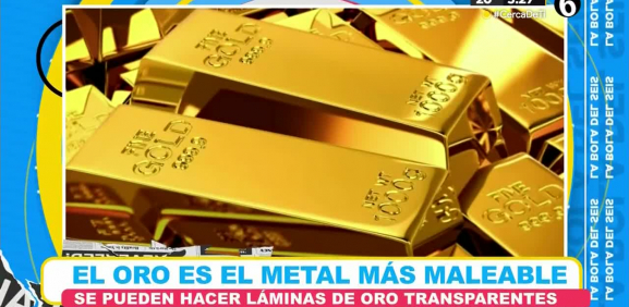 Conoce más sobre las propiedades del oro