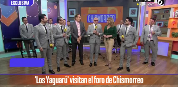 "Los Yaguarú" en vivo en el foro de Chismorreo