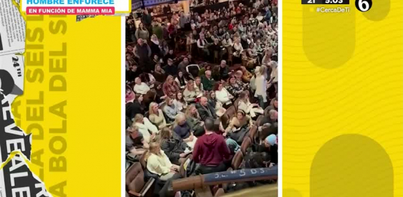 Esto sucedió en plena obra de teatro