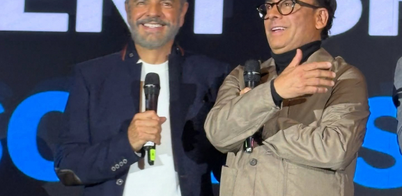 Adal Ramones y Eugenio Derbez visitan Multimedios Canal 6