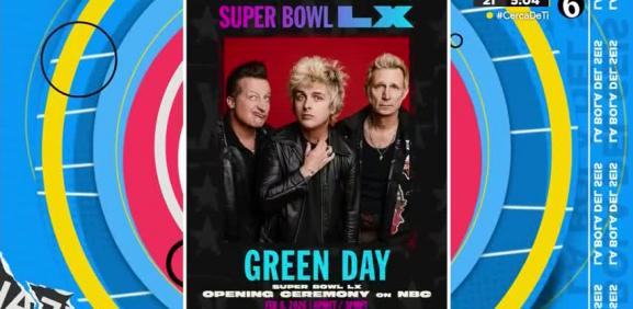 La agrupación llevará su energía punk-rock al partido