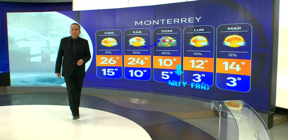Abimael Salas nos da el pronóstico del tiempo en Monterrey para este jueves 22 de enero de 2026.