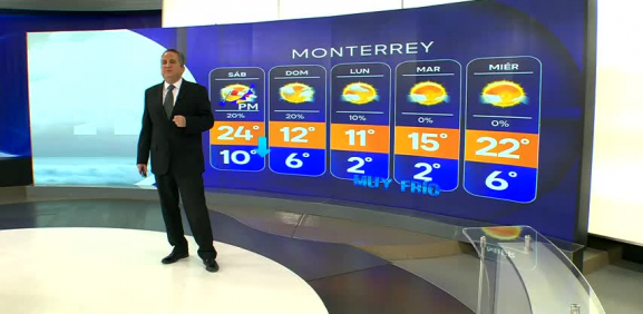 Abimael Salas nos da el pronóstico del tiempo en Monterrey para este fin de semana.
