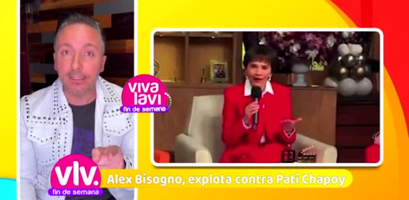 "Malevola usted": Alex Bisgno explota contra Pati Chapoy