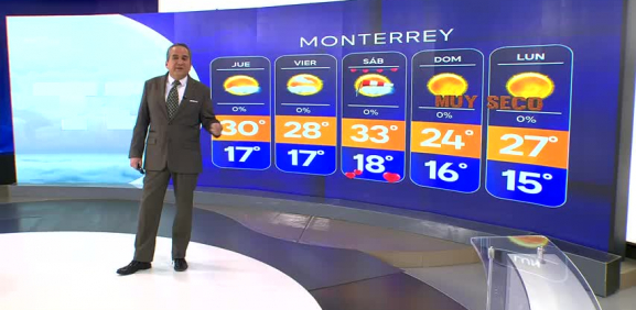 Abimael Salas nos da el pronóstico del tiempo en Monterrey para este miércoles 11 de febrero de 2026.