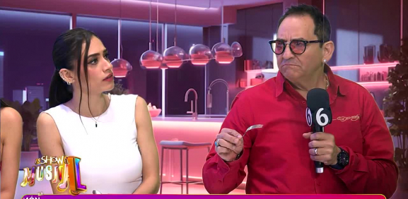 El conductor ventila que pasó con la receta que hizo el chef