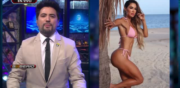 La zapatilla de la sensual cantante falló en pleno carnaval