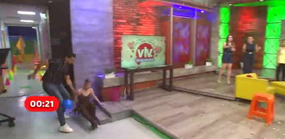 Yams Marquéz sufre fuerte caída durante concurso