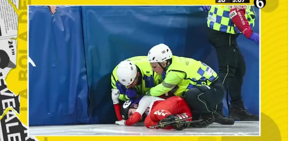 El accidente le impidió a la polaca avanzar en el patinaje de velocidad de los Juegos Olímpicos de Invierno