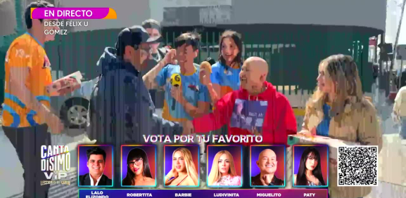 Miguel Díaz sale a las calles a pedir votos para 'Cantadísimo VIP'