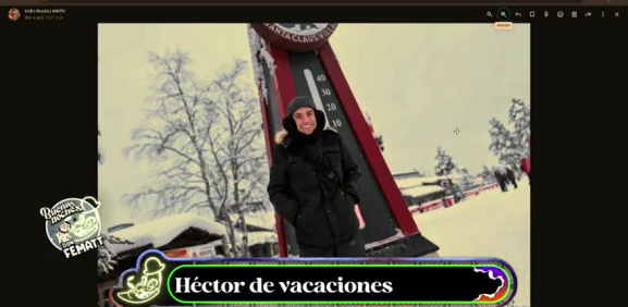 El chico de la barra nocturna comparte imágenes sobre sus largas vacaciones