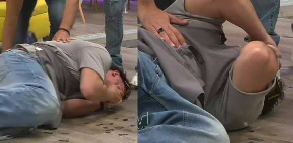 El conductor traró de salvar su punto con tremendo drama.