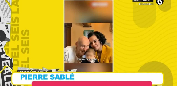 La historia de Pierre Sablé sorprendió al ser padre a sus 91 años aún con energía para jugar con su bebé de 6 meses