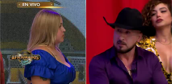 El jurado ayuda a esta concursante en 'Aficionados'