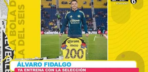 Completó su primer entrenamiento con la Selección Mexicana en el CAR