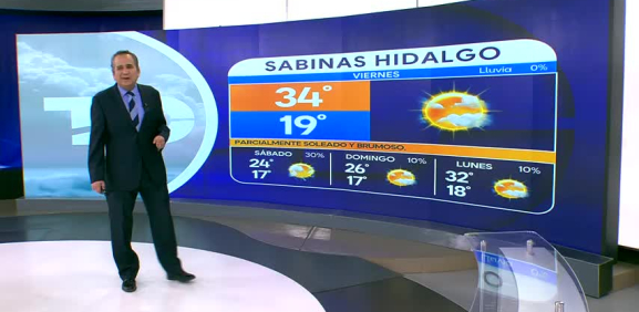 Abimael Salas nos da el pronóstico del tiempo en Monterrey para este fin de semana.