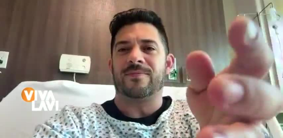 Carlos Posadas desde el hospital