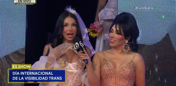 La reina de belleza luce impecable en el certamen