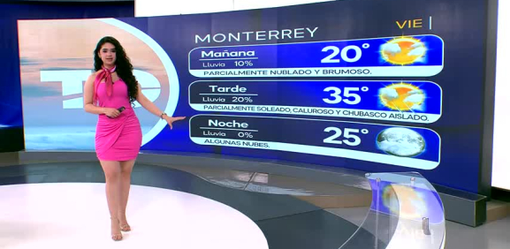 Natalia Sánchez nos da el pronóstico del tiempo en Monterrey para este viernes 03 de abril 2026.