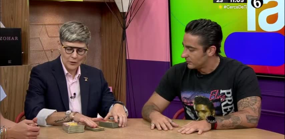 'Potro' Caballero deja que le lean el tarot en vivo y esto pasó
