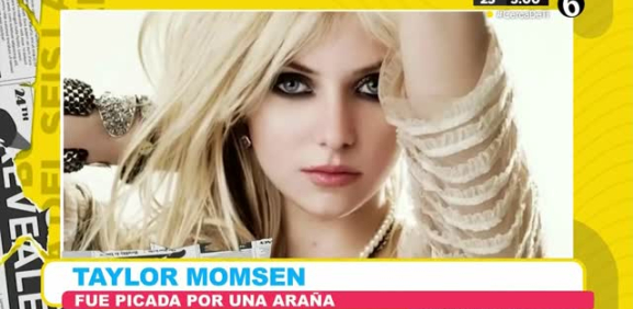 vocalista de The Pretty Reckless, sufrió una  picadura de una araña instantes antes de presentarse en el escenario como parte de la gira de AC/DC en México